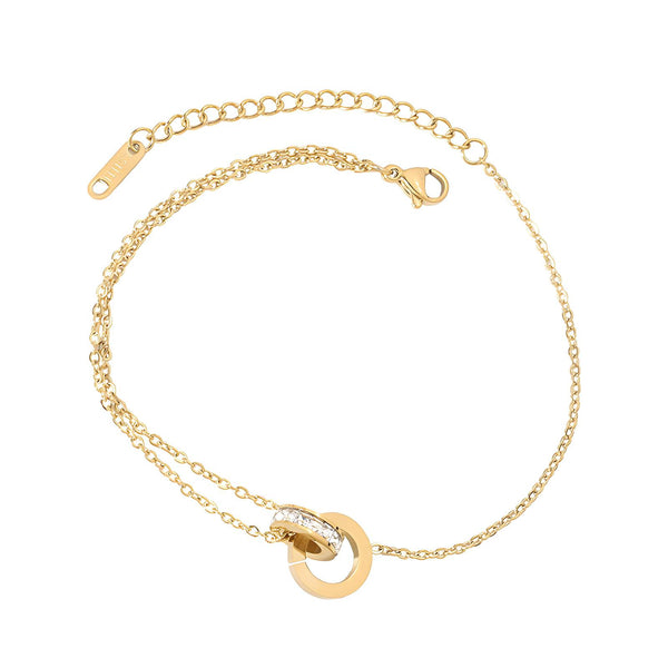 18K Gold plated Stainless steel Anklet